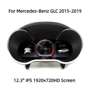 CONTAKM DIGITALE 12,3 " , VIRTUAL COCKPIT PER MERCEDES  CLASSE C / GLC W205 A205 C205 S205 X253 C253