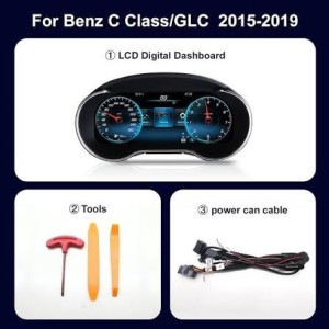 CONTAKM DIGITALE 12,3 " , VIRTUAL COCKPIT PER MERCEDES  CLASSE C / GLC W205 A205 C205 S205 X253 C253