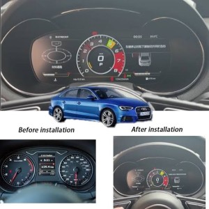 CONTAKM DIGITALE 12,3 " , VIRTUAL COCKPIT PER AUDI A3 8V DAL 2014 AL 2020