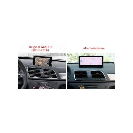 NAVIGATORE 10" AUDI Q3 ANDROID 12 8 GB 128 DAL 2010 TOUCH MIRRORING CARPLAY ANDROID AUTO
