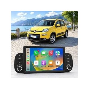 CARTABLET FIAT PANDA DAL 2012 AL 2023  CARPLAY ANDROID AUTO E SIM 4G 2GB RAM 64 ROM MODELLO ECONOMICO