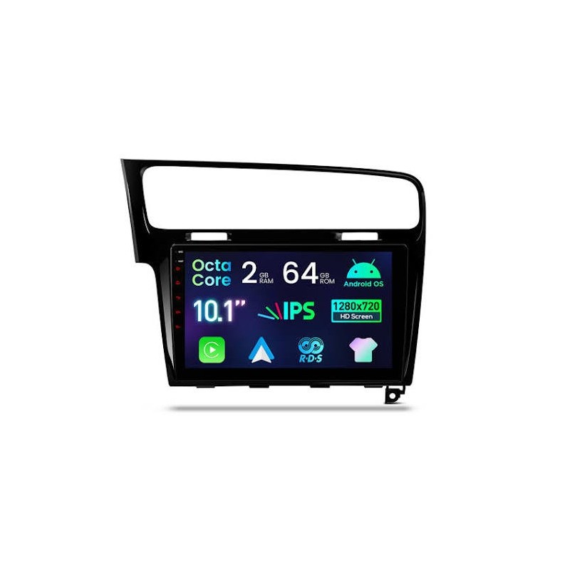 CARTABLET WOLKSWAGEN GOLF 7  DAL 2013 AL 2017 CARPLAY ANDROID AUTO E SIM 4G 2GB RAM 64 ROM MODELLO ECONOMICO
