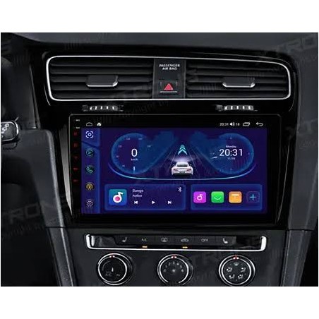 CARTABLET WOLKSWAGEN GOLF 7  DAL 2013 AL 2017 CARPLAY ANDROID AUTO E SIM 4G 2GB RAM 64 ROM MODELLO ECONOMICO