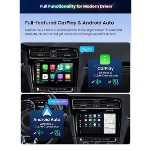 CARTABLET WOLKSWAGEN GOLF 7  DAL 2013 AL 2017 CARPLAY ANDROID AUTO E SIM 4G 2GB RAM 64 ROM MODELLO ECONOMICO