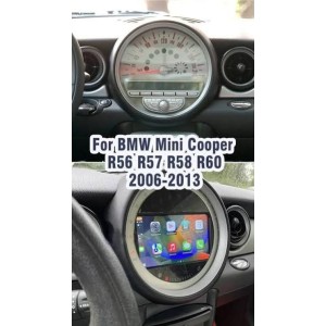 CARTABLET  MINI  7" R55 R56 R57 R58 R60 (2007-2014) CON LETTORE CD DVD CARPLAY ANDROID AUTO E SIM 4G 4GB RAM 64 ROM