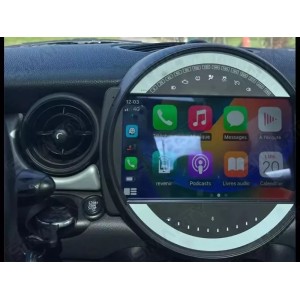 CARTABLET  MINI  9" R55 R56 R57 R58 R60 (2007-2014)  ANDROID AUTO E SIM 4G 8GB RAM 128 ROM