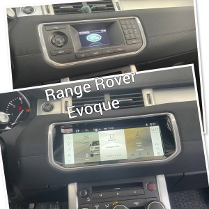 CARTABLET RANGE ROVER EVOQUE DAL 2012 IN SOSTITUZIONE 5 POLLICI ORIGINALE  OCTACORE CARPLAY ANDROID AUTO SIM 4G RAM 64 ROM