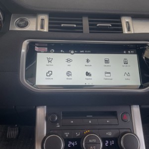 CARTABLET RANGE ROVER EVOQUE DAL 2012 SOSTITUZIONE 5 POLLICI ORIGINALE  OCTACORE CARPLAY ANDROID AUTO SIM 4G 8 GB RAM 128 ROM