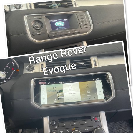 CARTABLET RANGE ROVER EVOQUE DAL 2012 SOSTITUZIONE 5 POLLICI ORIGINALE  OCTACORE CARPLAY ANDROID AUTO SIM 4G 8 GB RAM 128 ROM
