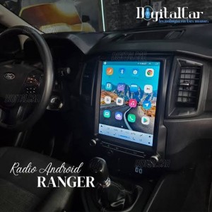 CARTABLET FORD RANGER DAL 2016 12,1" TESLA STYLE ANDROID OCTACORE CARPLAY SIM 4G 4 GB RAM 64 ROM