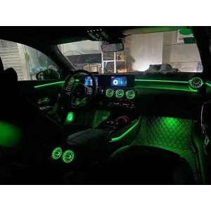 KIT AMBIENT DEDICATI MERCEDES CLASSE A  W177 DAL 2018  CON GESTIONE DA SISTEMA ORIGINALE  E APPLICAZIONE TELEFONICA