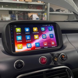 CARTABLET FIAT 500X DAL 2015 CON CARPLAY ANDROID AUTO E SIM 4G 8GB RAM 128 ROM  OCTACORE