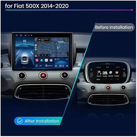 CARTABLET FIAT 500X  12,3 POLLICI SCHERMO PANORAMICO  CARPLAY ANDROID AUTO E CARPLAY