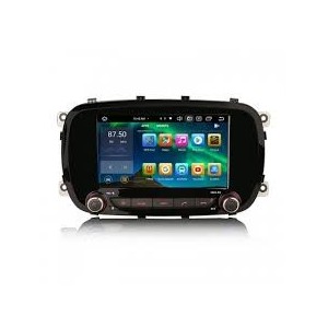 CARTABLET 7 POLLICI  FIAT 500X DAL 2015 CON CARPLAY ANDROID AUTO E SIM 4G 6GB RAM 128 ROM  OCTACORE (MODELLO CON POMELLO)