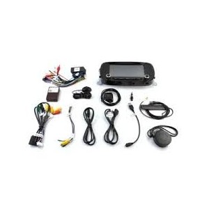CARTABLET 7 POLLICI  FIAT 500X DAL 2015 CON CARPLAY ANDROID AUTO E SIM 4G 6GB RAM 128 ROM  OCTACORE (MODELLO CON POMELLO)