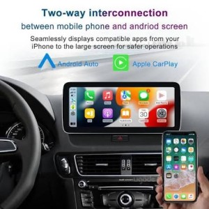 CARTABLET AUDI  Q5 10,25 "  2008-2016 con Audi MMI 3G / 3G+ e connessione Audio Aux IN o AMI IN CARPLAY 8+128