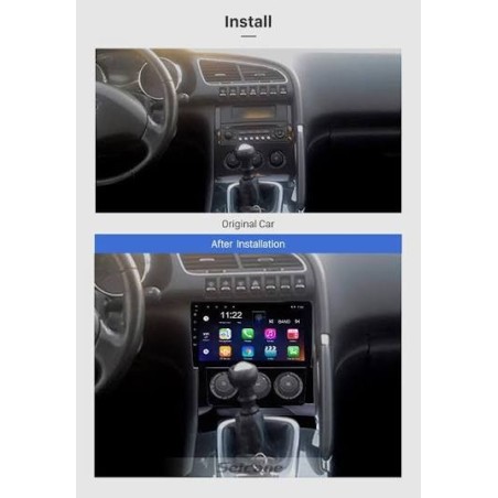 CARTABLET PEUGEOT 10"  3008 DAL 2009 AL 2016 CON CARPLAY ANDROID AUTO E SIM 4G 4 GB RAM 64 ROM